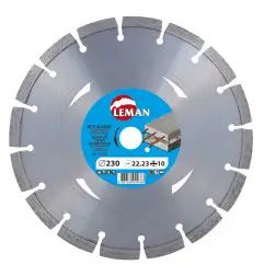 Disque Diamant Segments Beton Arme 125X22.23 ref 770125 Leman