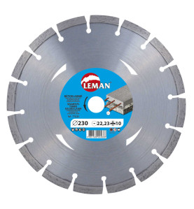 Disque Diamant Segments Beton Arme 125X22.23 ref 770125 Leman