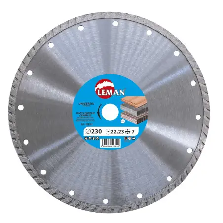 Disque Diam Jante Continue Univ 115X22.23 Ht7 ref 881154 Leman