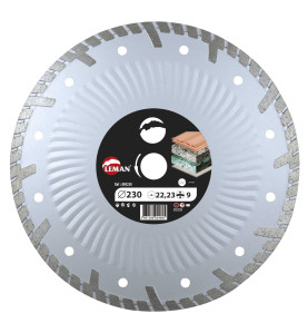 Disque Diamant Jante Continue 115X22.23 Ht9 Tuile Granit ref 890115 Leman