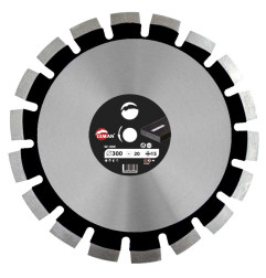 Disque Diamant Segments Asphalte 400X25.4 Ht 15 ref 120405 Leman