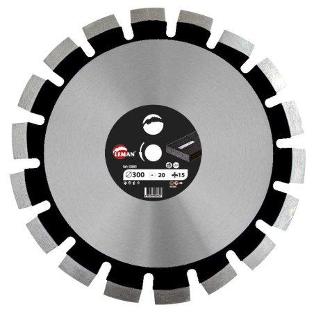 Disque Diamant Segments Asphalte 400X25.4 Ht 15 ref 120405 Leman
