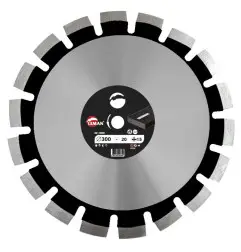 Disque Diamant Segments Asphalte 450X25.4 Ht 15 ref 120455 Leman