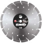 Disque Diam Segments Mixte 400X25.4 Ht10 Asphalte/Béton Armé ref 310405 Leman