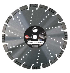 Disque Diam Segments Multimat 350X25.4 Ht12 ref 410355 Leman