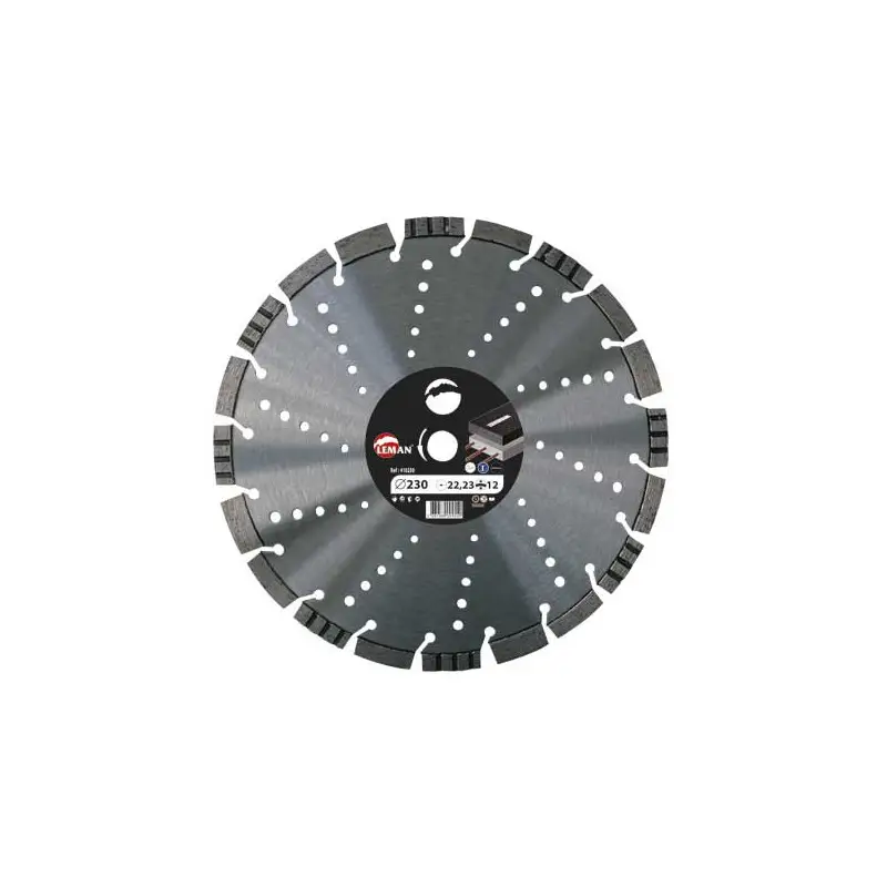 Disque Diam Segments Multimat 400X20 Ht12 ref 410401 Leman