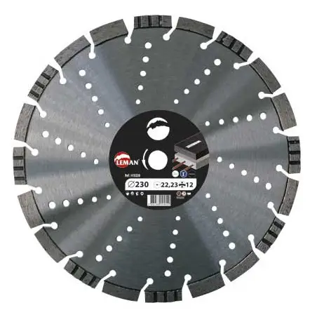 Disque Diam Segments Multimat 400X20 Ht12 ref 410401 Leman