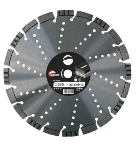 Disque Diam Segments Multimat 400X20 Ht12 ref 410401 Leman