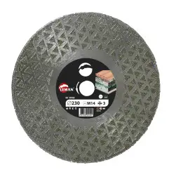 Disque Diamant Jante Continue 230X M14 Ht3 Multimatériaux ref 850230 Leman