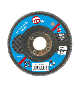 Disque A Lamelles Bombe 115 Grain 40 Zirconium ref 115.040Z Leman