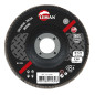 Disque A Lamelles Plat 125 Grain 80 Zirconium ref 2212580 Leman