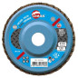 Disque A Doubles Lamelles Plat 125 Gr60 Zirconium ref 2412560 Leman
