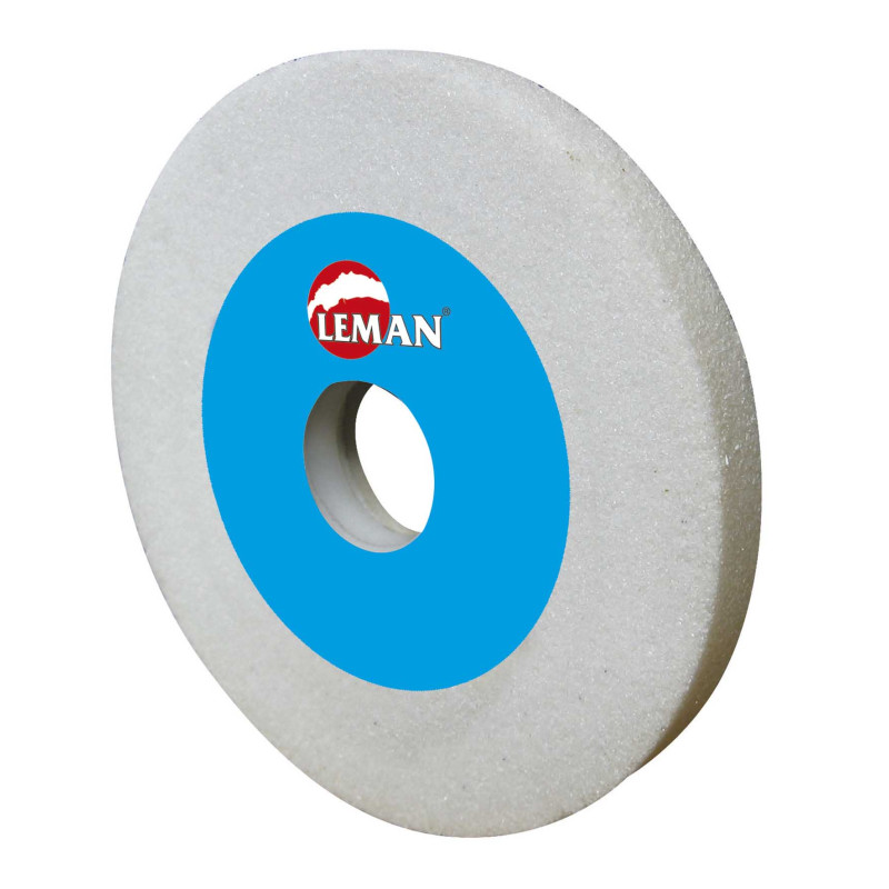 Meule Touret Blanche 200X25X32 Finition Gr60 Vitrifiée Corindon ref 22516 Leman