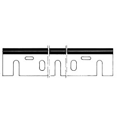 Jeu De 2 Fers Rabot Acier 170X35X3 Makita ref 140.528.00 Leman