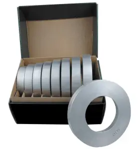 Coffret 9 Bagues Copiage Aluminium+Roulement Al.50 (Bagues Ø95.100.105.110.115.120.125.130.135+Rlt) ref COFFRET.CALIBRAGE Leman