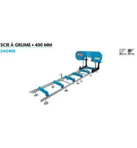 Scie A Grume 400Mm Banc 1500Mm+Rallonge De 1500Mmref SAG400 Leman