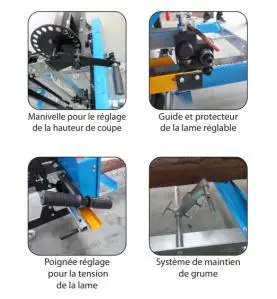 Scie A Grume 400Mm Banc 1500Mm+Rallonge De 1500Mmref SAG400 Leman
