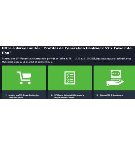 Opé CashBack SYS-PowerStation SYS-PST 1500 Li HP Festool