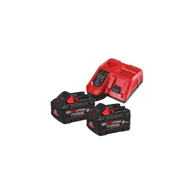 M18 FORGENRG-802 - Pack NRG 18V, 8.0 AH FORGE Red Li-ion, système M18 Milwaukee ref 4933498612 M18 FORGENRG-802 - Pack NRG 18V, 8.0 AH FORGE Red Li-ion, système M18 Milwaukee ref 4933498612