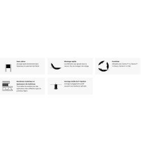 LC P-16x11 set, 80 pièces, inclus Clamex P-14/10