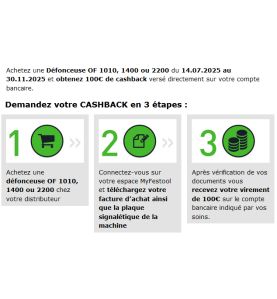 CashBack 100€ Défonceuse OF 1010 REBQ-FS-Set+Box Festool