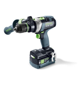 Festool Perceuse-visseuse à percussion sans fil QUADRIVE TPC 18/4 I-Basic-5,0
