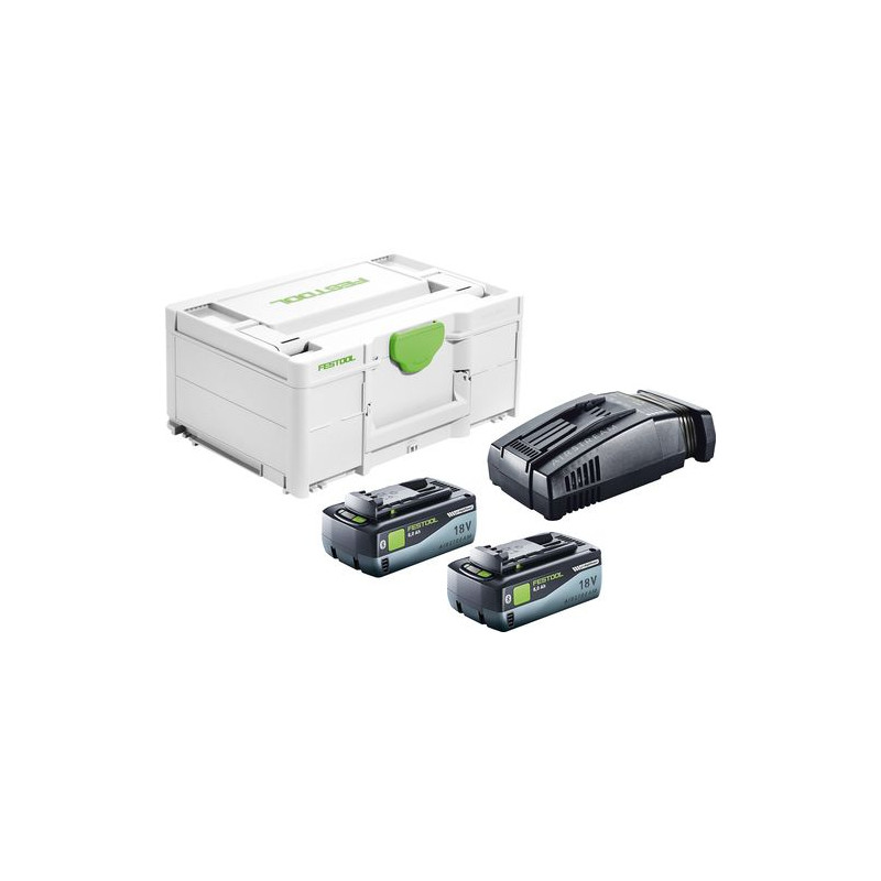 Festool Set Énergie SYS 18V 2x8,0/SCA16 Festool Set Énergie SYS 18V 2x8,0/SCA16
