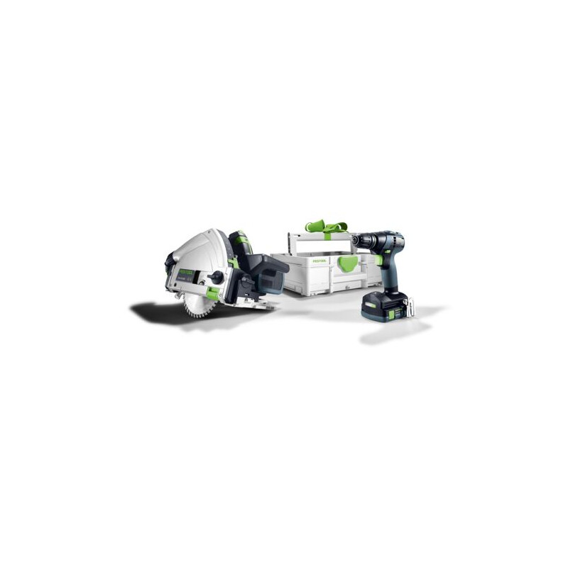 Festool Kit Combo sans fil Universel TSC 55 K/TXS 18/TB M 137 Festool Kit Combo sans fil Universel TSC 55 K/TXS 18/TB M 137
