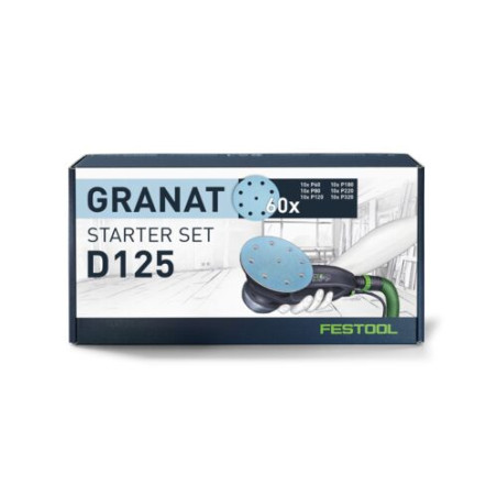 Festool Accessoires de ponçage Granat D125 GR-Set