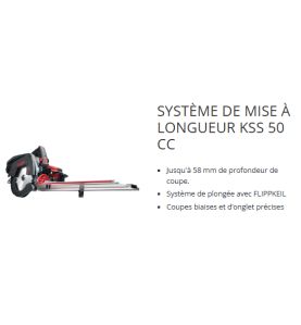 Système de mise à longueur KSS 50 cc - Mafell 918901