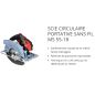 Scie circulaire portative sans fil MS 55-18 PURE - Mafell 91E909 Scie circulaire portative sans fil MS 55-18 PURE - Mafell 91E909