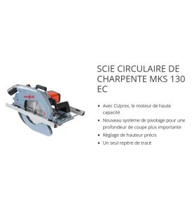 Scie circulaire de charpente MKS 130 Ec - Mafell 925401
