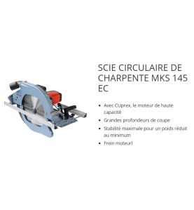 Scie circulaire de charpente MKS 145 Ec - Mafell 924701