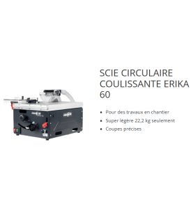 Scie circulaire coulissante ERIKA 60 - Mafell 972101
