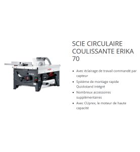 Scie circulaire coulissante ERIKA 70 - Mafell 972001