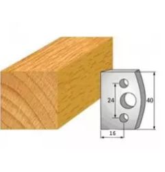 Jeu De 2 Contre-Fers Profiles Ht.40Mm N°0 ref 801.000 Leman