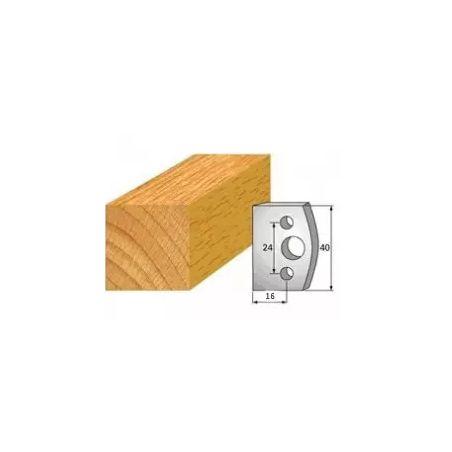 Jeu De 2 Contre-Fers Profiles Ht.40Mm N°0 ref 801.000 Leman