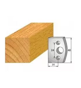 Jeu De 2 Contre-Fers Profiles Ht.40Mm N°0 ref 801.000 Leman