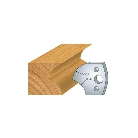 Jeu De 2 Contre-Fers Profiles Ht.40Mm N°120 ref 801.120 Leman