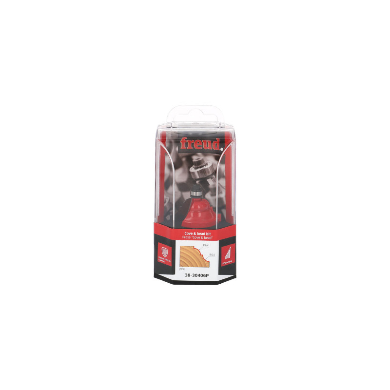 Mèche pour arrondi concave/convexe D38,9 H18,3/60,3 Q6 Z2 Freud