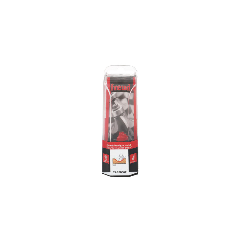 Mèche à rainurer décorative arrondie D19 H9,8/41,5 Q6 Z2