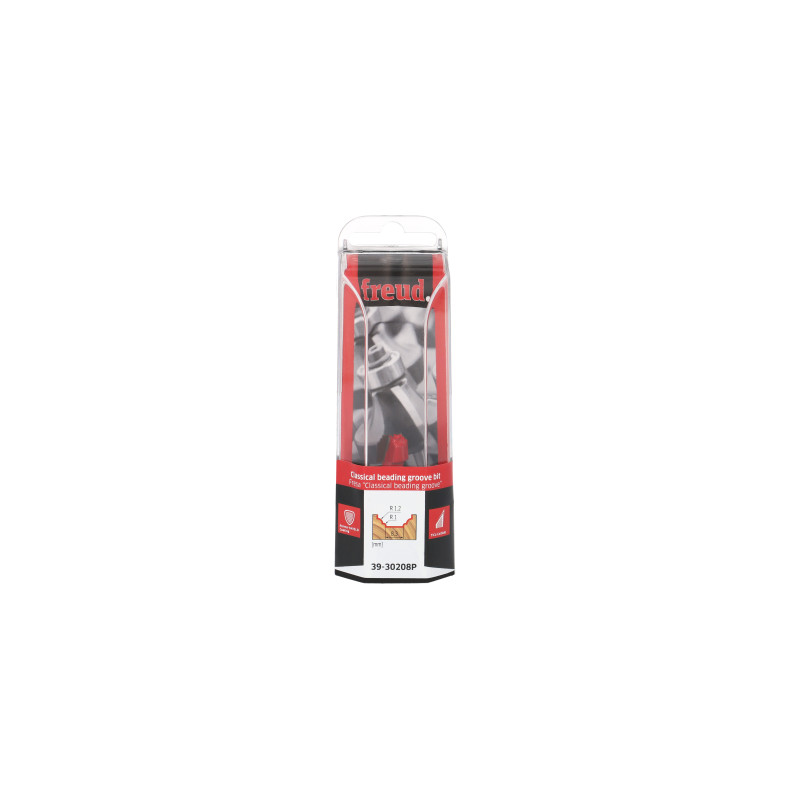 Mèche pour rainure décorative classique D12,7 H9,5/41,5 Q8 Z2 Freud