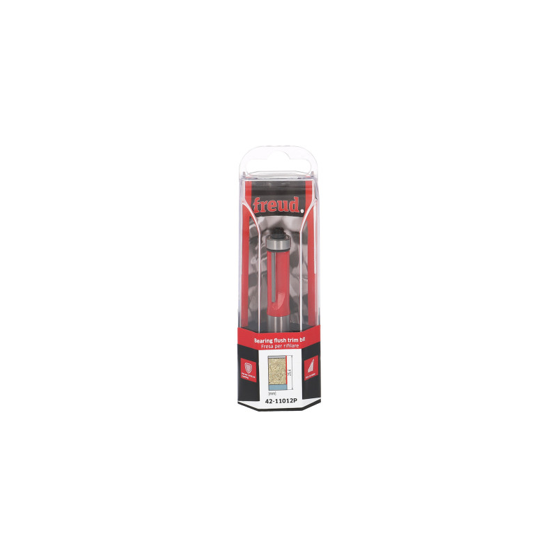 Mèche à ébarber avec roulement D12,7 H25,4/82,5 Q12 Z2 Freud