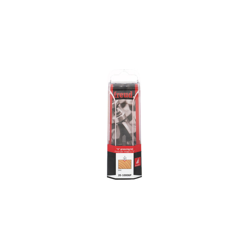 Mèche à rainurer en V D6 H6/38,1 Q6 Z1 Freud