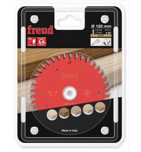 Lame pour scie circulaire portative D120 1,8/1,3 AL20 Z40 BA 5° Freud