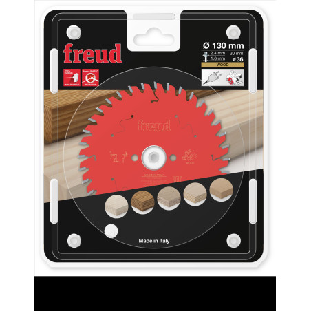 Lame pour scie circulaire portative D130 2,4/1,6 AL20 Z36 BA 5°