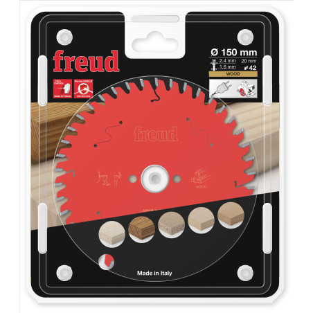 Lame pour scie circulaire portative D150 2,4/1,6 AL20 Z42 BA 5°