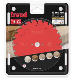 Lame pour scie circulaire portative D160 2,4/1,6 AL16 Z24 BA 15° Freud