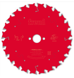 Lame pour scie circulaire portative D165 2,4/1,6 AL20 Z24 BA 15° Freud