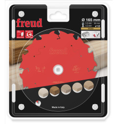 Lame pour scie circulaire portative filaire/sans fil D165 1,7/1,3 A20 Z12 BA 20° Freud